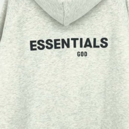 Essentials Fleeces Thick Light Hoodie Gray