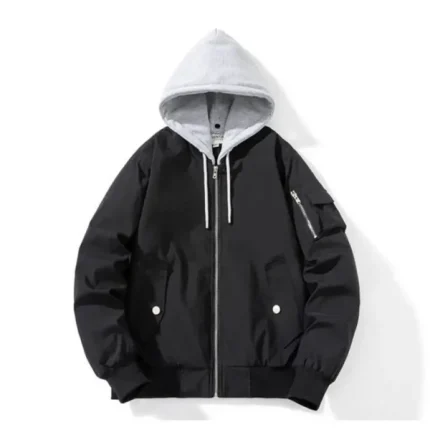 Essentials Bomber Hoodie Jacket