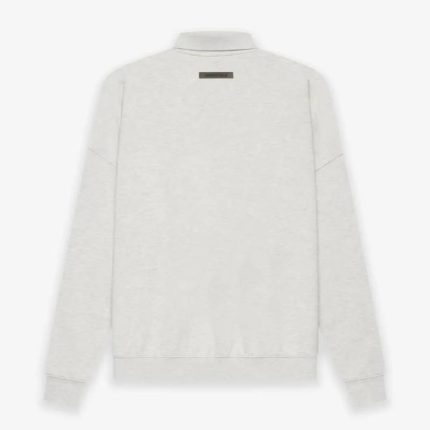 Fear of God ESSENTIALS Long Sleeve Polo Gray Sweatshirt