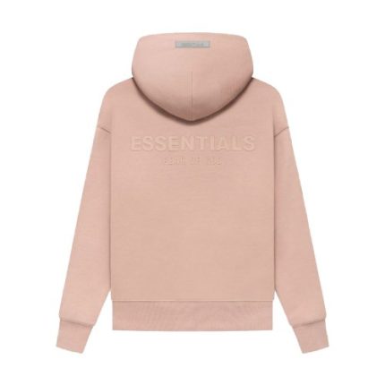 Fear of God Essentials Hoodie Pullover Pink For Kids